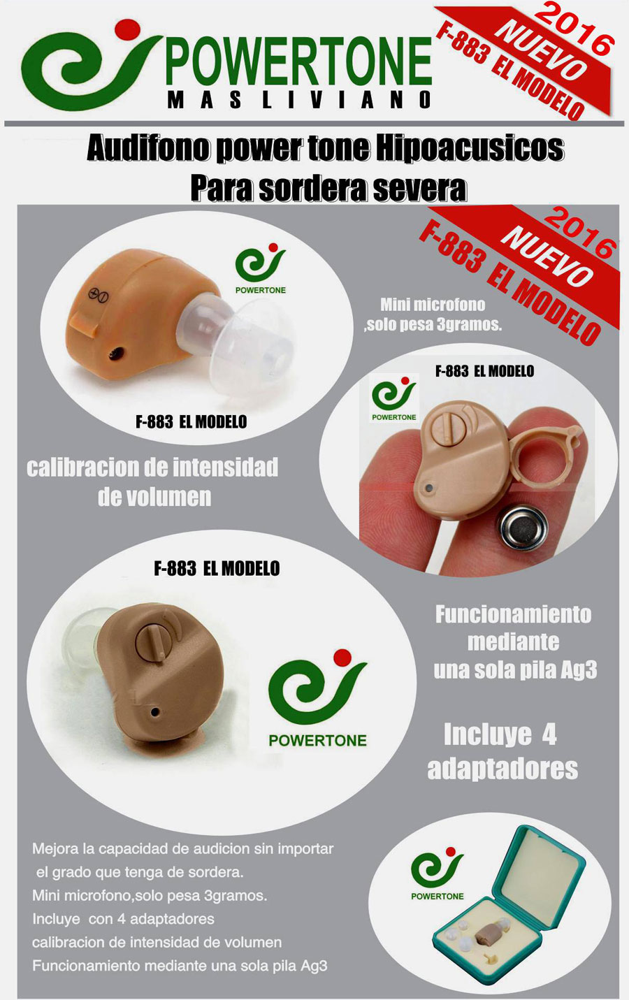 audifono f883